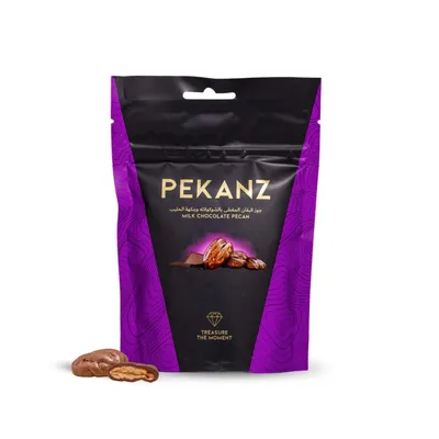 Zdjęcie produktu dla Pekanz Orzechy Pekan w Mlecznej Czekoladzie 50 g