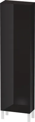 Produktbild von Duravit Hochschrank L-Cube 50x24,3x176cm, Tür re, schwarz Hochglanz