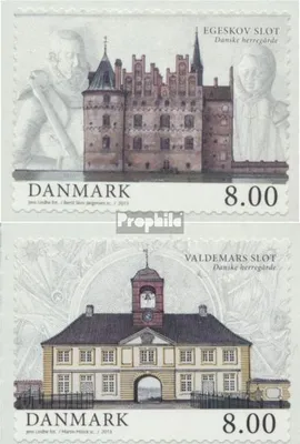 Produktbild von Briefmarken Dänemark 2013 Mi 1735A-1736A (kompl.Ausg.) postfrisch Gutshöfe