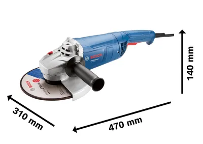 Immagine prodotto di Bosch GWS 2000 J Professional - Smerigliatrice angolare - blu