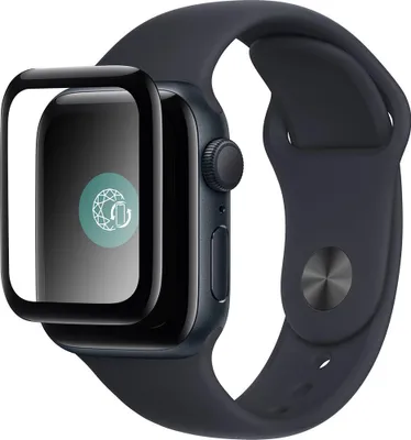 Zdjęcie produktu dla Force Glass, osłona ekranu do Apple Watch 10 46 mm wykonana ze szkła hartowanego 3D, przezroczysta