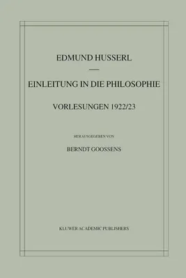 Image de Einleitung in die Philosophie