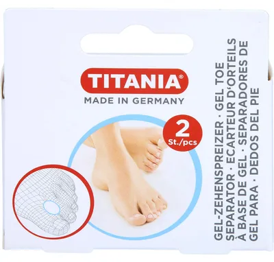 Produktbild von Zehenspreizer aus Gel TITANIA, 2 St