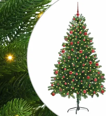 Zdjęcie produktu dla Świąteczne drzewko vidaXL, zielone, 180 cm, wykonane z PE