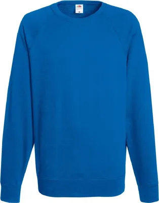 Produktbild von Fruit Of The Loom Herren Raglan-Sweatshirt, Rundhalsausschnitt BC2653 (Xlarge) (Königsblau)