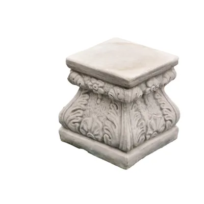 Produktbild von Schöner Sockel aus Steinguss perfekt für den Garten die Terrasse oder den Vorgarten ist Frostfest Witterungsbeständig und Neu 28cm H, PO-1474