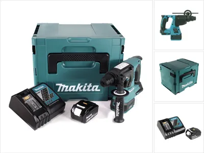 Produktbild von Makita DHR 242 RT1J Akku Bohrhammer 18V 2,0J SDS-plus Brushless + 1x Akku 5,0Ah + Ladegerät + Makpac