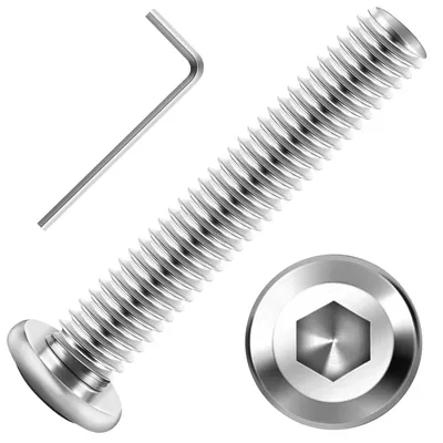 Productafbeelding van 20 Stuks M5 Flachkopfschroeven 40 mm met binnenzeskantsleutel
