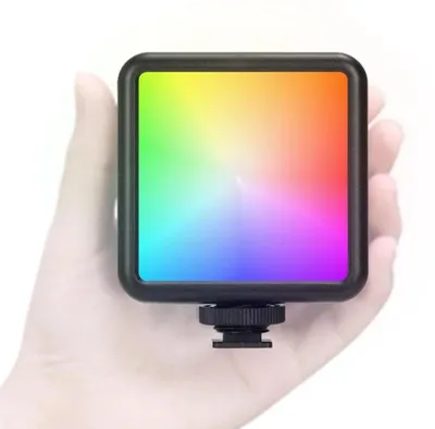 Zdjęcie produktu dla Azomor – przenośna lampa wideo LED RGB do fotografii i nagrań wideo z regulowaną jasnością