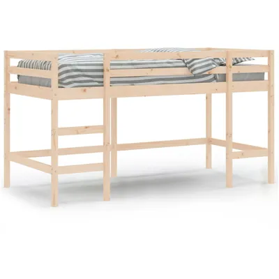 Immagine prodotto di vidaXL Letto a soppalco per bambini con scala 90x200 cm in legno di pino massiccio