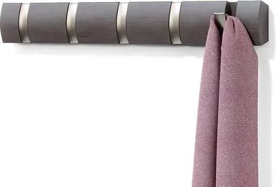 Produktbild von Famanu Garderobenhaken 8er Set - Modern, Platzsparend und Beweglich