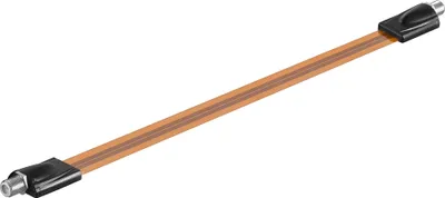 Produktbild von Goobay 67244, 0,3 m, F-Typ, F-Typ, Schwarz, Braun, Orange
