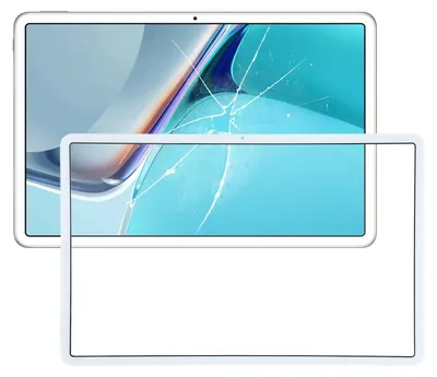 Immagine prodotto di Per Huawei MatePad 11.0 2021 schermo anteriore vetro display digitalizzatore per LCD bianco