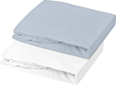 Obrázek produktu pro Sada 2 bavlněných napínacích prostěradel do dětských postýlek