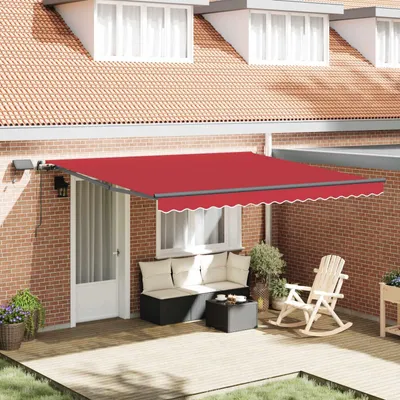 Obrázok produktu pre Zatemniteľná markíza Červená 400 × 300 cm látka