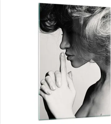 Produktbild von Bilder auf glas - Einteilig - Frau Modell - 80x120cm - Glasbilder - Wandbilder - Bilder - Kunstdruck - zum Aufhängen bereit - Wanddekoration aus Glas - Glas Bilder - Wandbild auf Glas - GPA80x120-3546