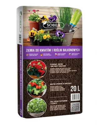 Produktbild von Ziemia do kwiatów i roślin balkonowych 20 L