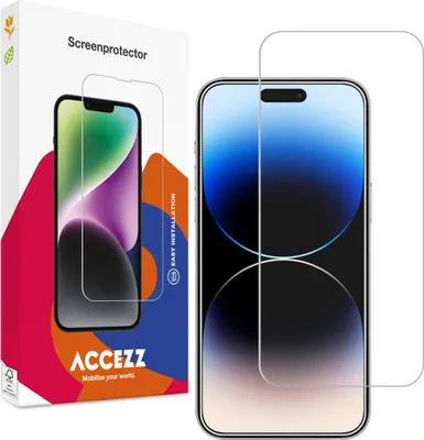 Productafbeelding van Accezz Gehard Glas Screenprotector voor de Apple iPhone 15 / 15 Pro / 16