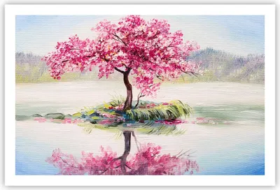 Produktbild von Poster - Poster ohne Rahmen - Baum Abstraktion - 91,5x61 cm - Wand Bild - Wanddeko - Wandbilder - Kunstposter - Wandposter - Bilder - Kunstdruck - Wanddekoration - Wandbild - P2XAA91x61-3805