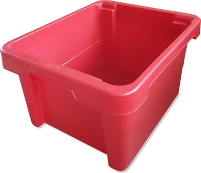 Produktbild von Drehstapelbox Multibox Lagerbox Aufbewahrung Kiste Farbe rot 20 L ohne Deckel