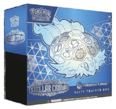 Produktbild von Pokemon Stellar Crown Pokémon Center Elite Trainer Box