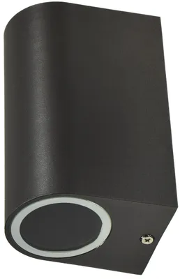 Produktbild von ChiliTec 20882 Außen-Wandleuchte "CTW-2" für 2x GU10, IP44, Gehäuse schwarz