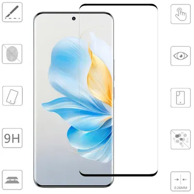 Obrázek produktu pro Pro Honor 100 2x 4D Display Full LCD Curved H9 Tvrzené sklo Screen Protector Příslušenství