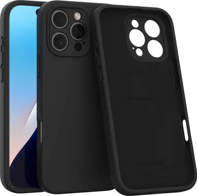 Obrázek produktu pro Silikonové magnetické pouzdro s MagSafe SPACECASE Silicone Mag iPhone 16 Pro Max Black