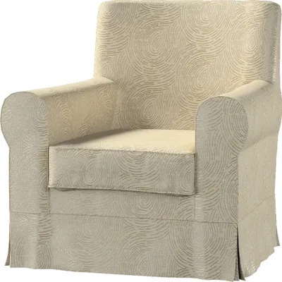 Produktbild von Dekoria Bezug für Ektorp Jennylund Sessel, beige-golden, Sesselhusse für Ektorp Jennylund