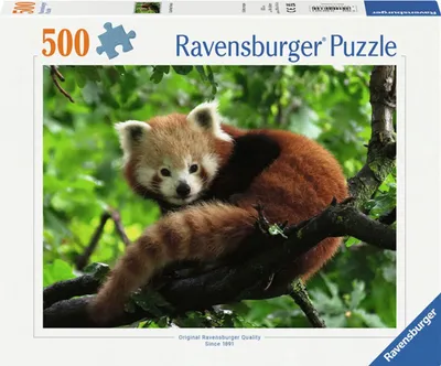 Image de Ravensburger Puzzle Adorable Panda Rouge, 500pcs.