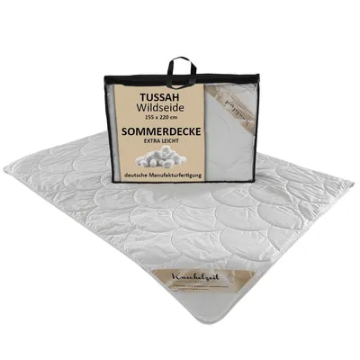 Produktbild von Wildseide extra leichte Sommerdecke Kuschelzeit in 155x220 cm 100% Seide