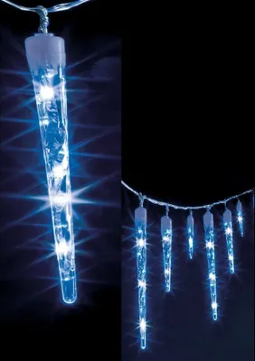 Obrázok produktu pre Svetelná reťaz Rampouchy 63 LED, farba modrá