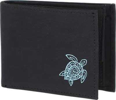 Produktbild von oxmox Geldbörse New Cryptan RFID Protect Pocketbörse Turtle 2.0 Print Cyan Black schwarz