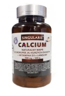 Zdjęcie produktu dla Singularis, Calcium Naturalny wapń ze skorupek jaj kurzych, 60 kapsułek