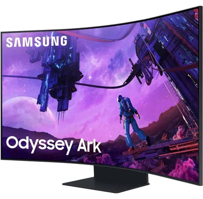 Produktbild von Samsung Odyssey ARK, 139,7 cm (55"), 3840 x 2160 Pixel, 4K Ultra HD, 1 ms, Schwarz