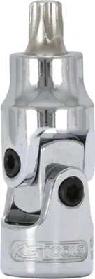 Produktbild von KS Tools 1/4 CHROMEplus Gelenk-Bit-Stecknuss TX, T25