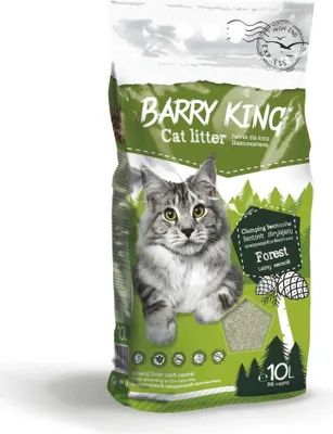 Produktbild von Barry King Bentonit klumpendes Katzenstreu mit Waldduft 10L
