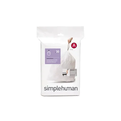 Produktbild von simplehuman CW0160, 4,5 l, Weiß, 30 Stück(e)