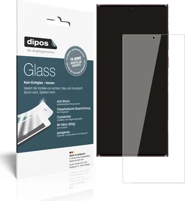 Produktbild von 2x ochranná fólia pre Samsung Galaxy S22 Ultra - proti nárazom 9H fólia dipos Glass plastové sklo