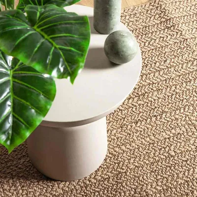 Produktbild von vidaXL Teppich 160x230 cm Jute-Optik Innen und Außen