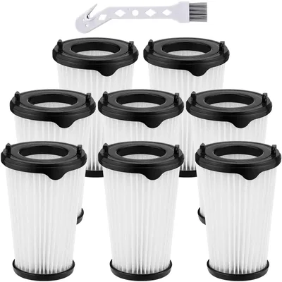 Imagen del producto de Filtros compatibles con los modelos AEG CX7 y Electrolux Ergorapido, paquete de 8 unidades, filtros de repuesto para aspiradoras
