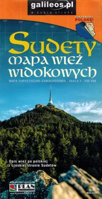 Produktbild von Sudeten 1:200.000. Automobil- und Touristenkarte der Aussichtstürme. Ausgabe 2023. Galileos