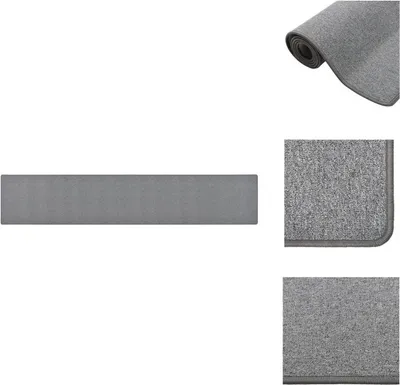 Productafbeelding van vidaXL Tapijtrode donkergrijs, 50x300 cm - Tapijten
