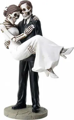 Produktbild von Skelett Hochzeitspaar - Carrying Bride 16cm