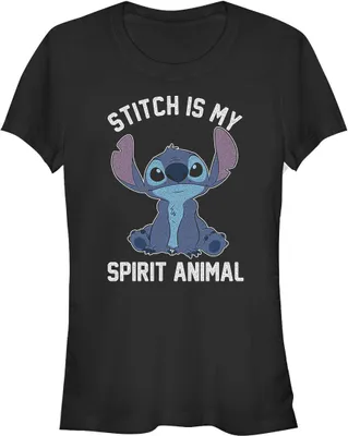 Produktbild von Disney Lilo &amp; Stitch - Stitch Spirital Animal Damen Rundhalsausschnitt