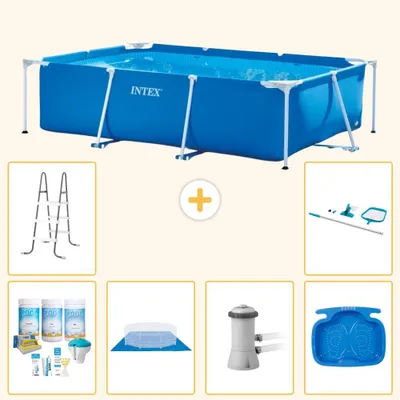Produktbild von Rechteckiger Frame Pool - 300x200x75 cm - 7-teilig S20841