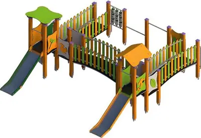 Produktbild von Spielplatz Erlebnisspielplatz Waldspielplatz Klettergerüst Bewegungsfläche