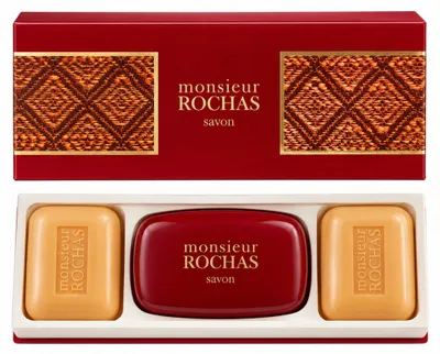 Obrázek produktu pro Rochas Monsieur, mýdlo, 3 kusy