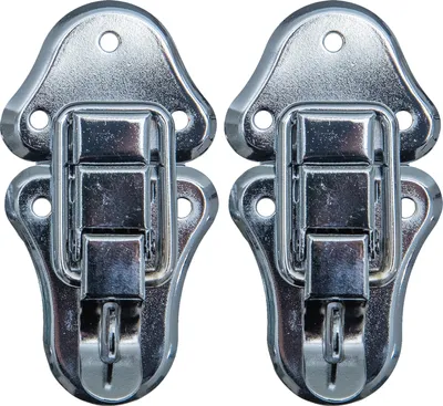Produktbild von HMF 14986-09 Spannverschluss mit Schlossöse, 2 Stück, 50 x 95 mm, Silber verzinkt