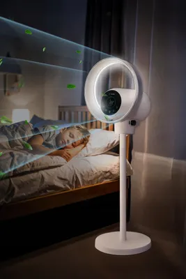Produktbild von Luftreiniger 4-in-1: UV, HEPA H13, Ionisation, WiFi, Nachtlicht Yoer X-Aero